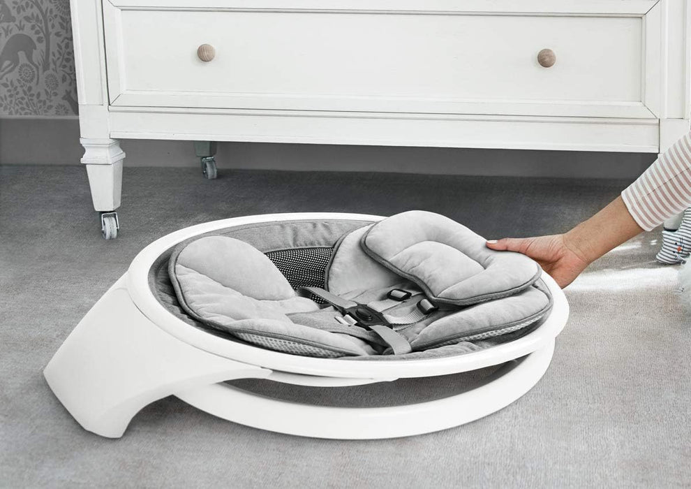 Munchkin Bluetooth Enabled Lightweight Baby Swing with Natural Sway in 5 Speeds and Remote Control