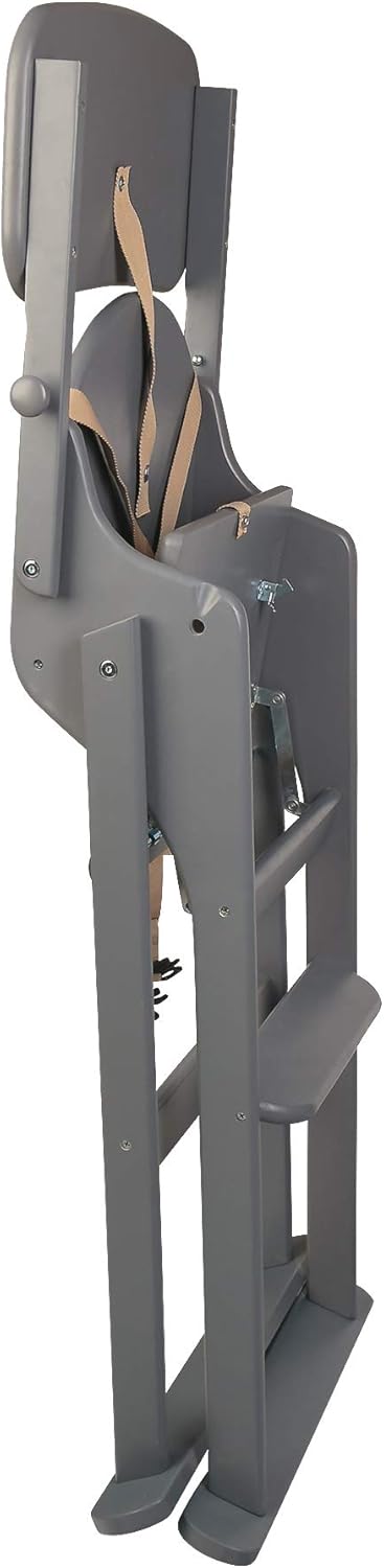 Deluxe Putaway Folding Wooden High Chair