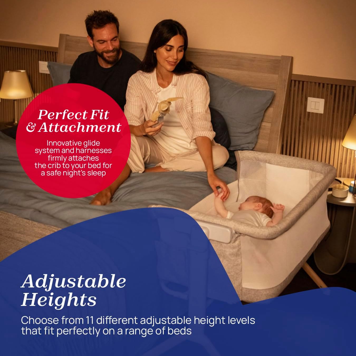 Bedside Crib from Birth up to 6 Months