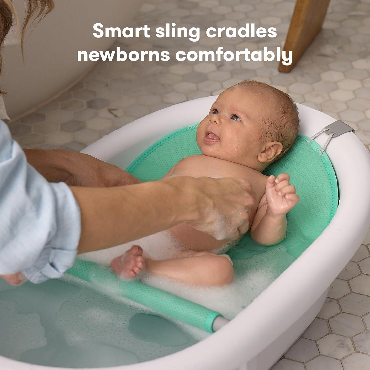 Baby 4-in-1 Grow-with-Me Baby Bathtub,